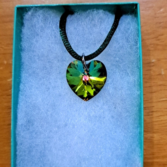 Jewelry - Sunlight Garden Crystal Heart Necklace